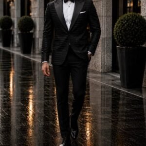 Kostum Tuxedo Luxury Black – Premium Evening Suit