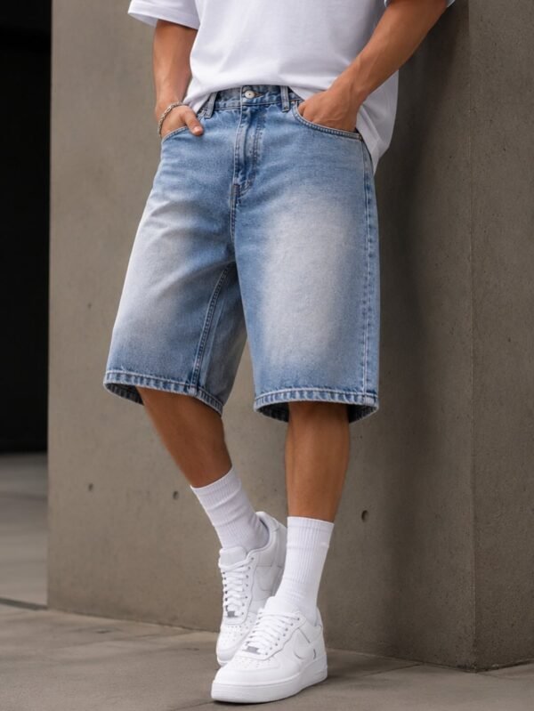 Shorce Denim Baggy – Light Blue Washed