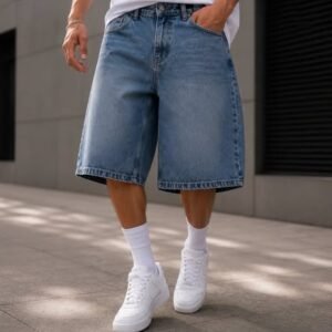 Shorce Denim Baggy – Light Blue Washed Premium