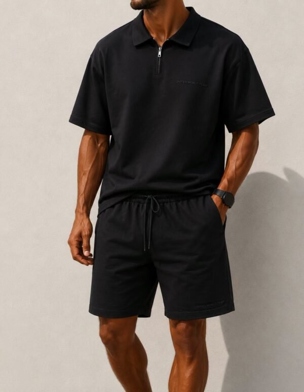 Premium Zip Polo Summer Set – Relax Fit