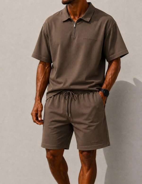 Premium Zip Polo Summer Set – Relax Fit