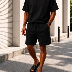 Premium Zip Polo Summer Set