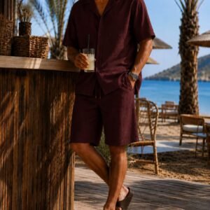 Premium Summer Linen Set – Resort Collection