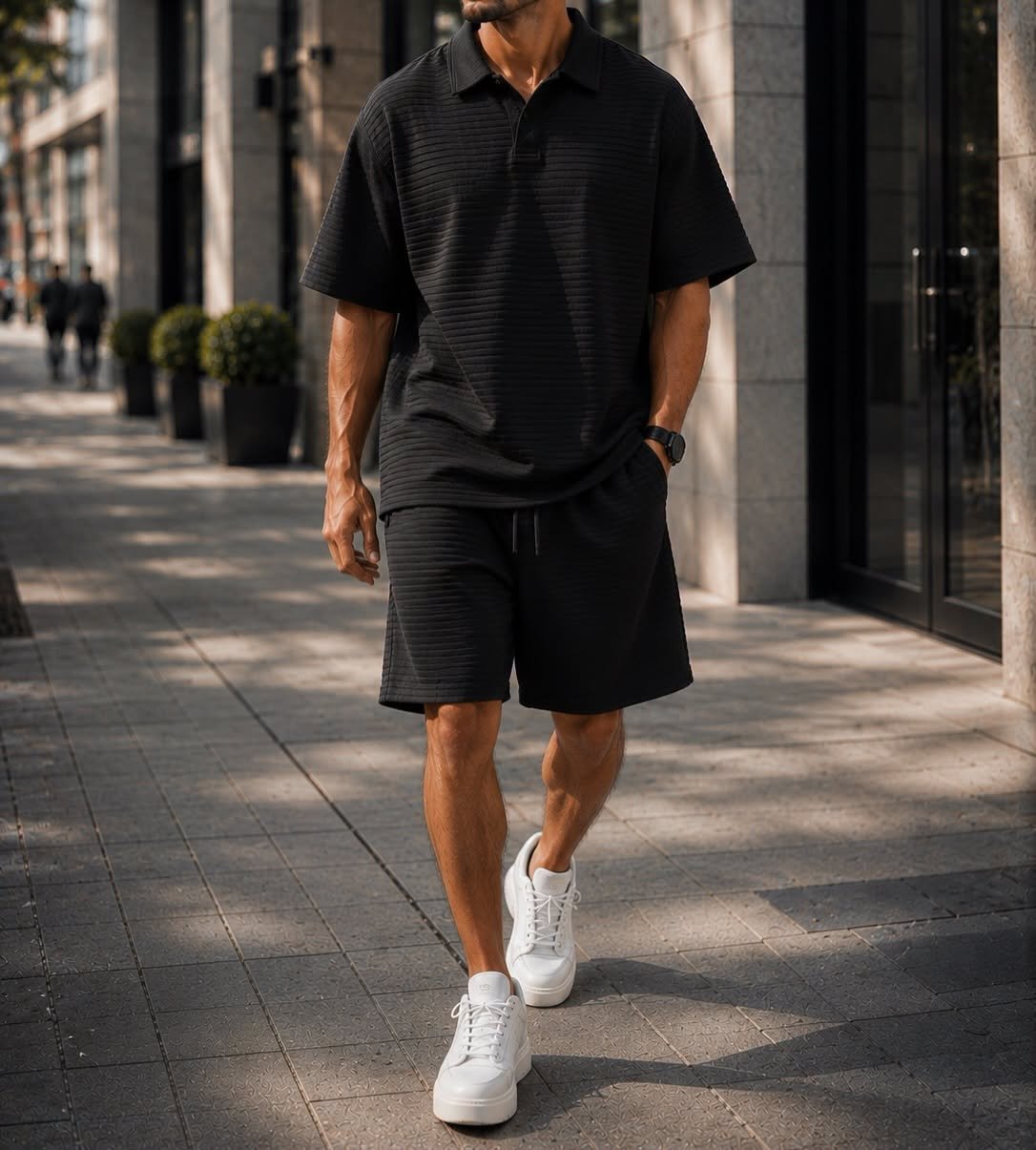Set Polo Premium Textured Urban