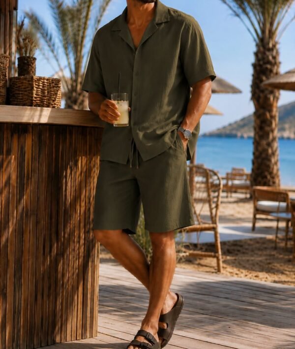 Premium Summer Linen Set – Resort Collection