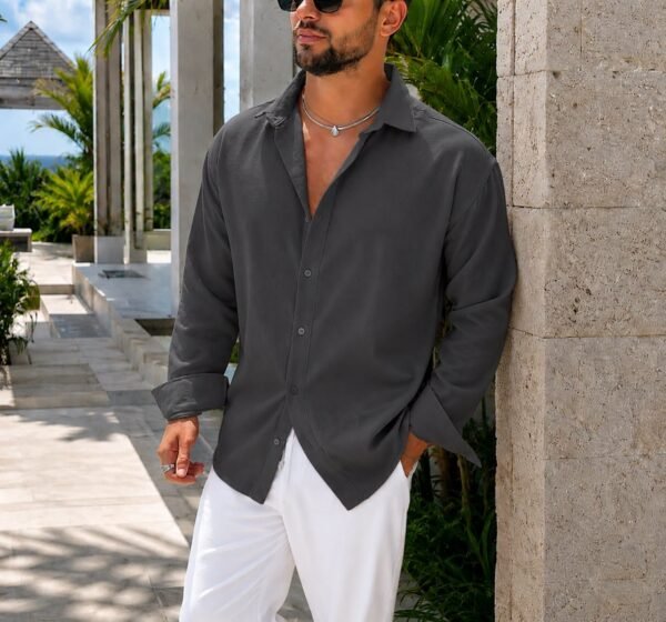 Premium Linen Relax Fit Shirt – Resort Collection