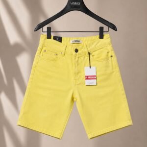 Shorce Premium Denim Yellow – Summer Collection