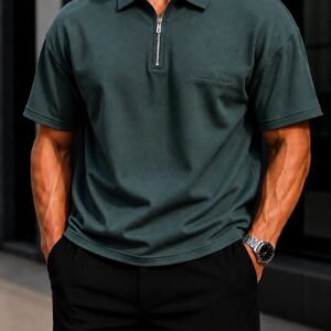 Premium Oversize Zip Polo – Limited Edition