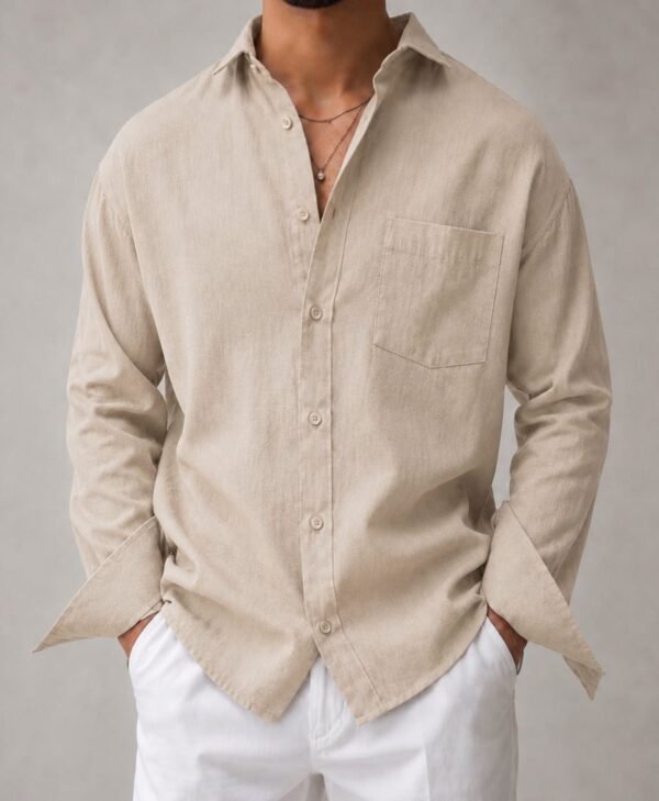 Këmishë Premium Linen Relax Fit – Summer Essential