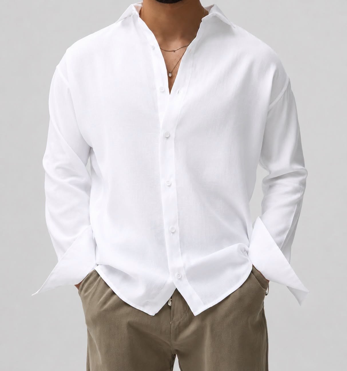 Këmishë Premium Linen Oversize