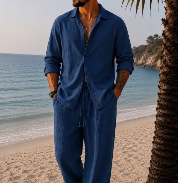 Set Premium Summer Linen Texture –