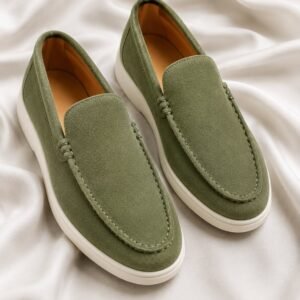 Loafers Premium Suede – Olive e Hapur