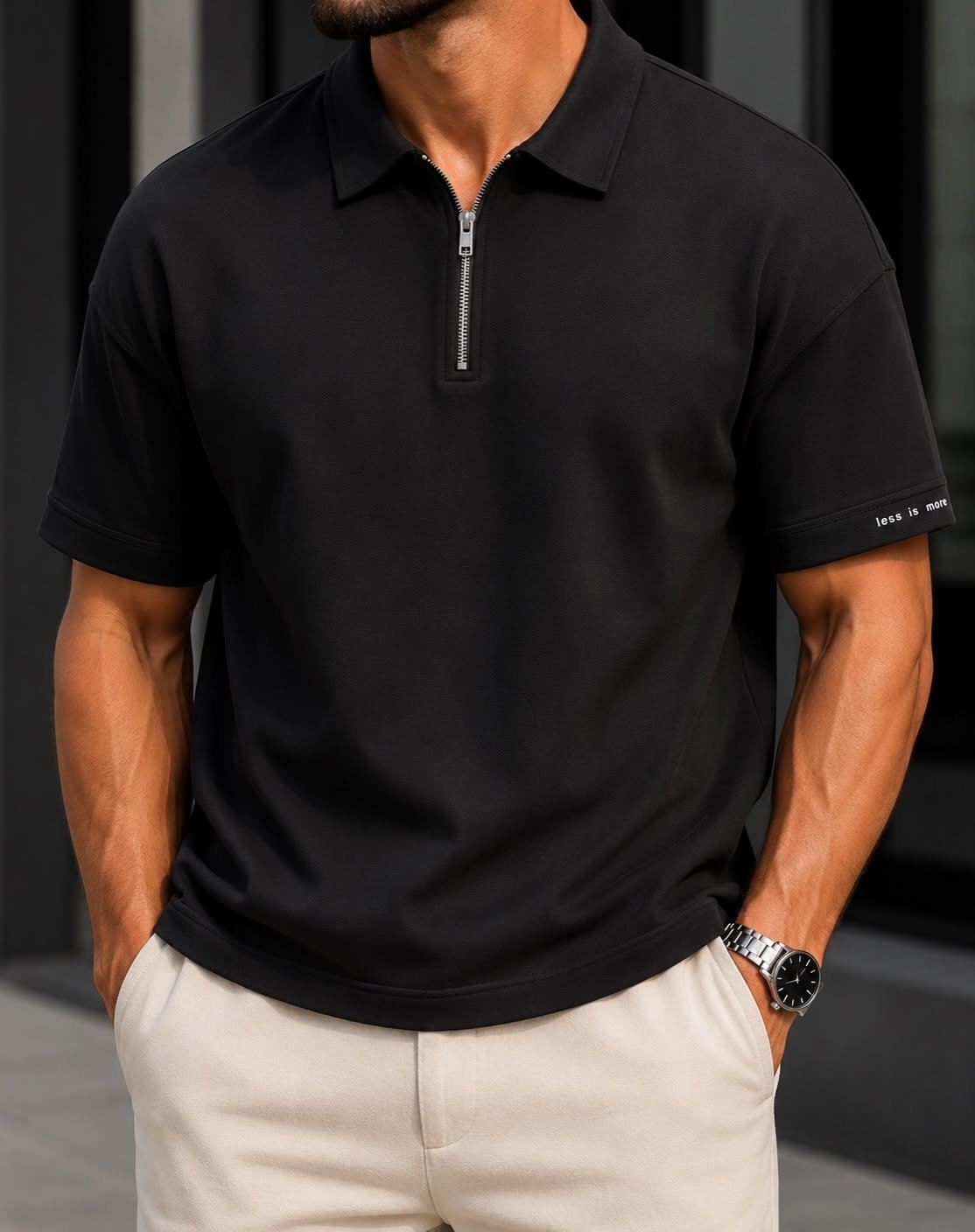 Polo Premium me Zip – Modern Luxury Fit