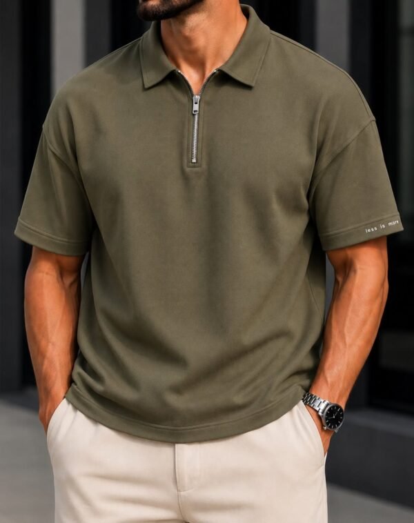 Polo Premium me Zip – Modern Luxury Fit
