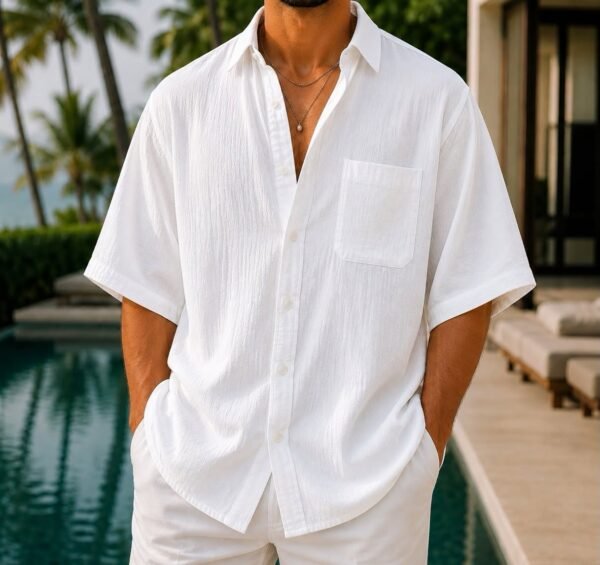 Premium Textured Relax Fit Shirt – Summer Collection