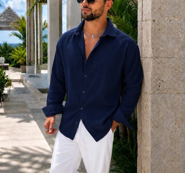 Premium Linen Relax Fit Shirt – Resort Collection