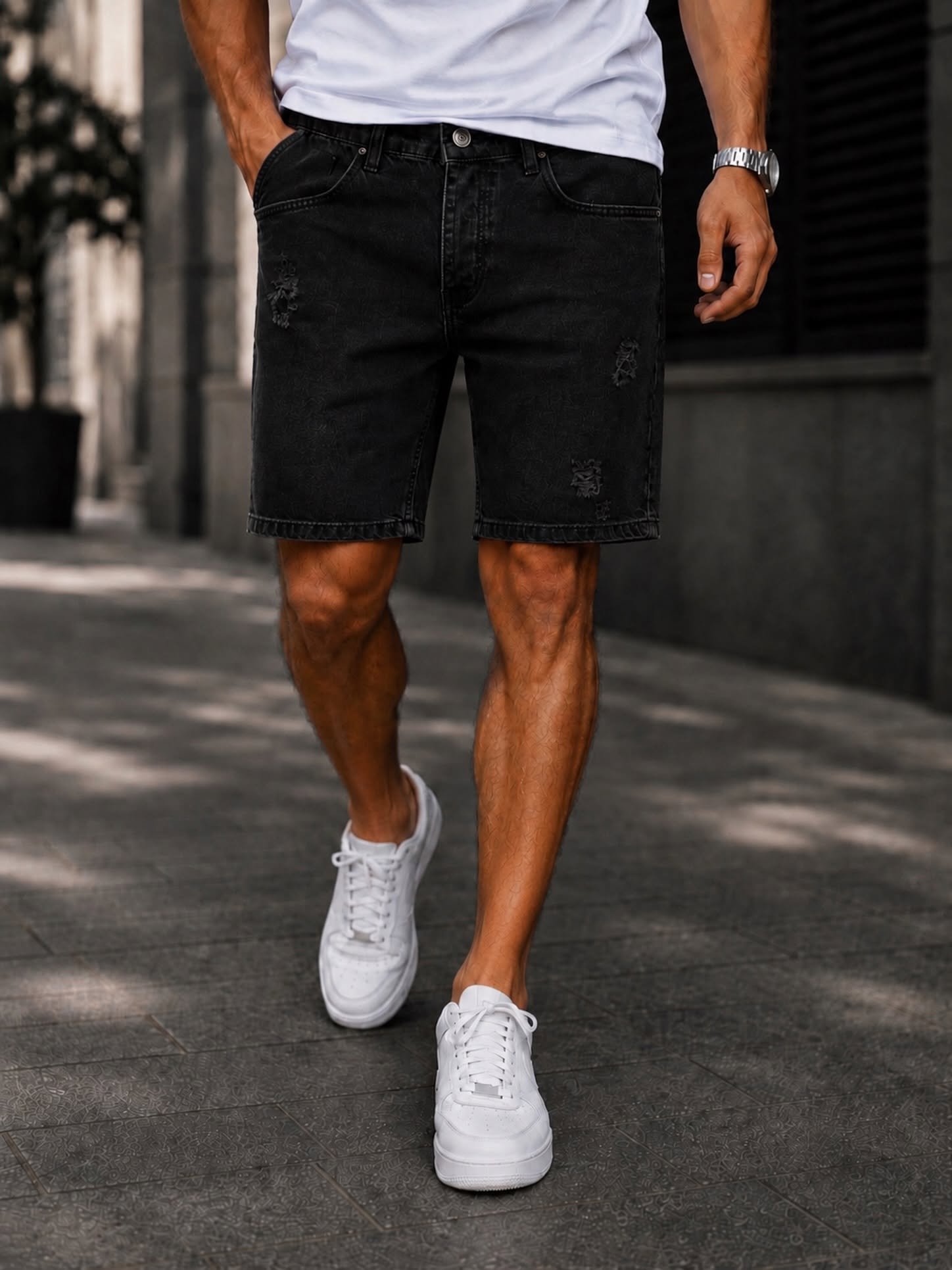 Shorce Denim Premium Black Washed