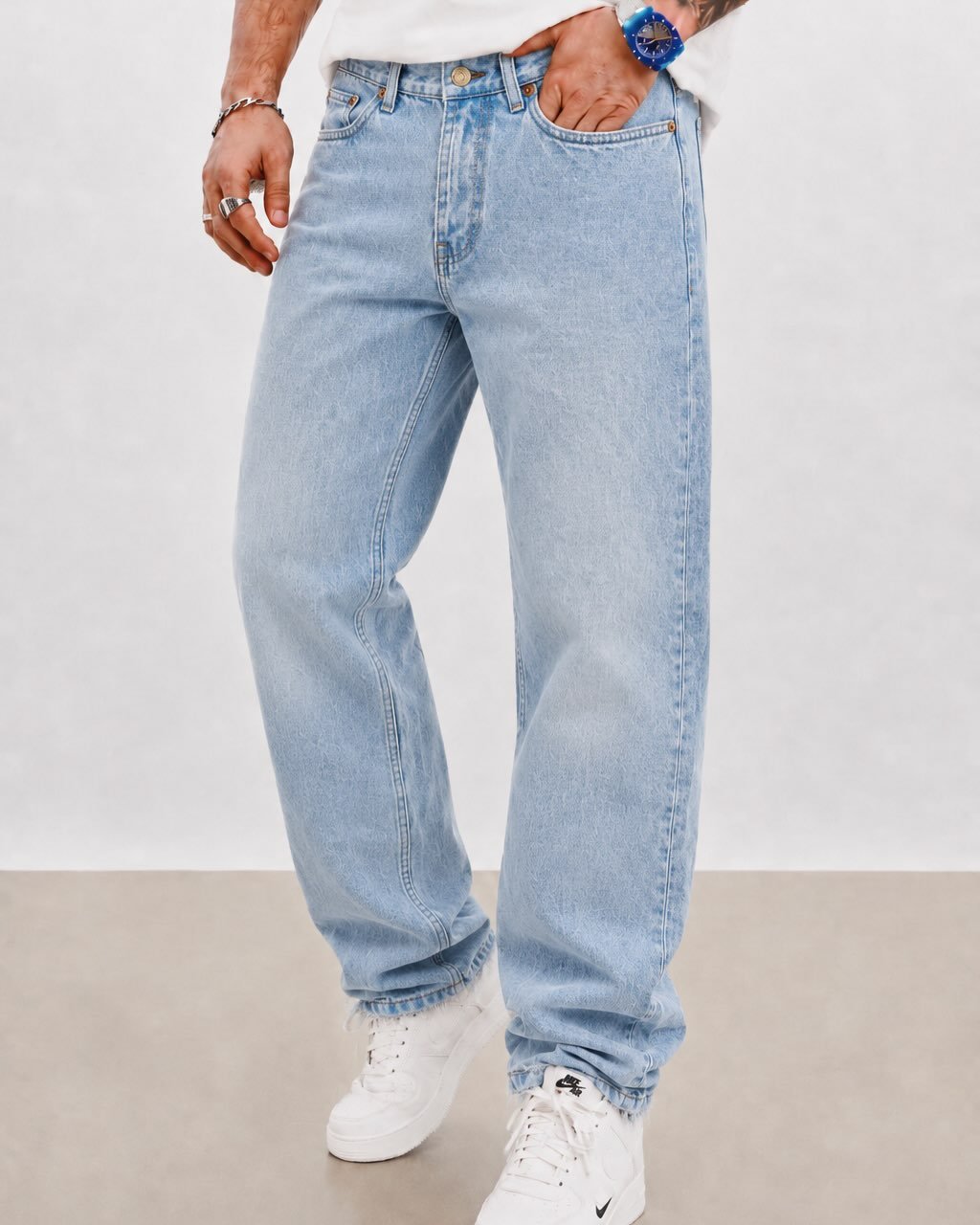 Xhinse Boyfriend Fit Ice Blue Washed – Urban Premium Denim
