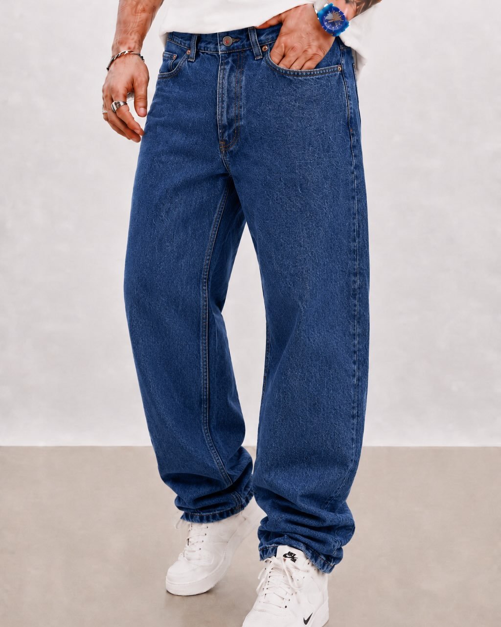 Xhinse Boyfriend Fit Dark Blue Washed – Urban Premium Denim