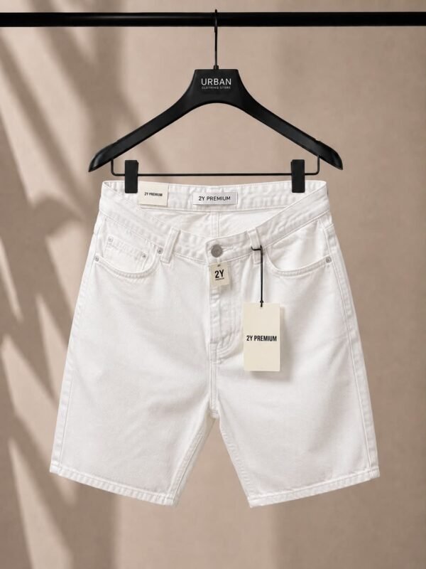 Shorce Denim White Premium
