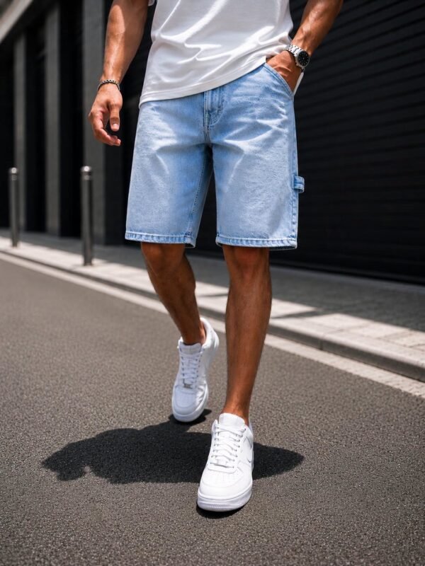 Shorce Denim Light Blue Carpenter Premium