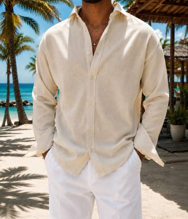 Këmishë Premium Linen Relaxed Fit – Summer Resort Collection