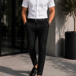 Outfit Premium Smart Casual – White & Black Edition