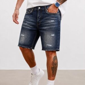 Shorce Denim Blue Washed Premium
