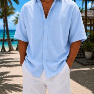 Këmishë Premium Linen Oversize – Summer Collection