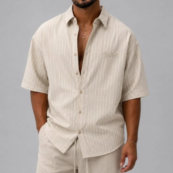 Koleksioni Premium Oversize – Striped Summer Shirts