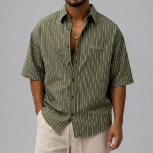 Koleksioni Premium Oversize – Striped Summer Shirts