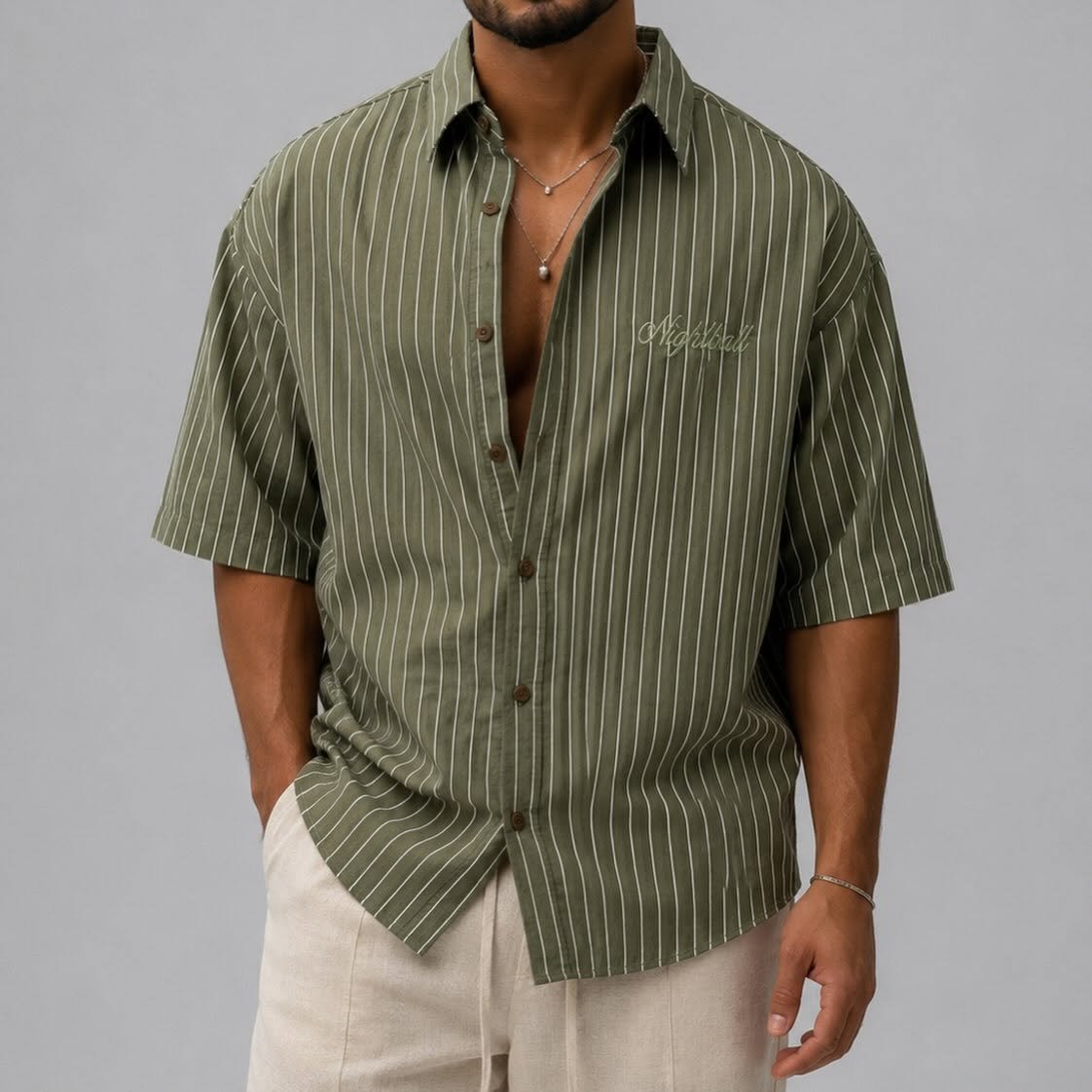 Koleksioni Premium Oversize – Striped Summer Shirts