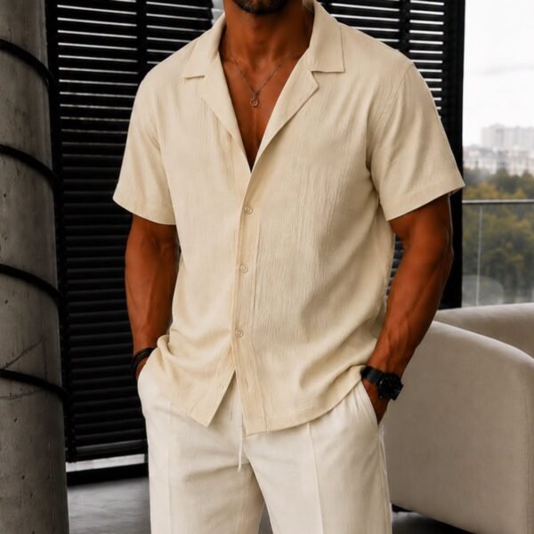 Këmishë Premium Linen Summer Relaxed Fit
