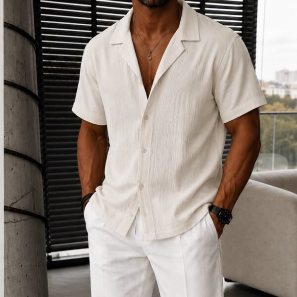 Këmishë Premium Linen Summer Relaxed Fit