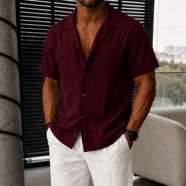 Këmishë Premium Linen Summer Relaxed Fit