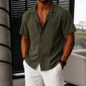Këmishë Premium Linen Summer Relaxed Fit