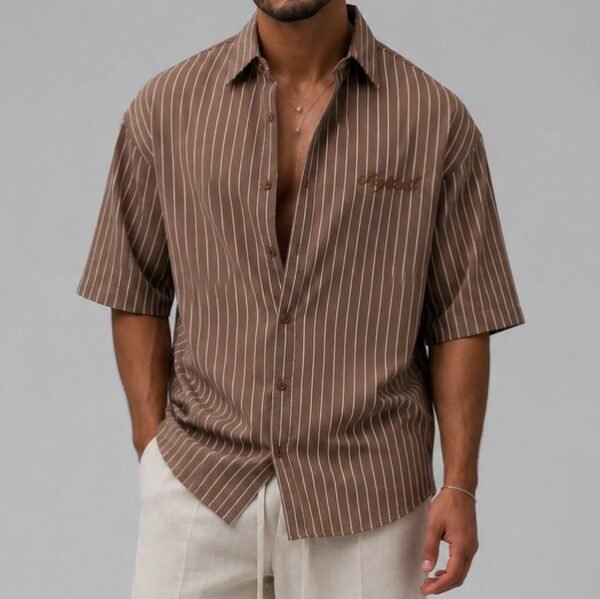 Koleksioni Premium Oversize – Striped Summer Shirts