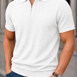 Polo Premium Knit me Zip – Textured Edition