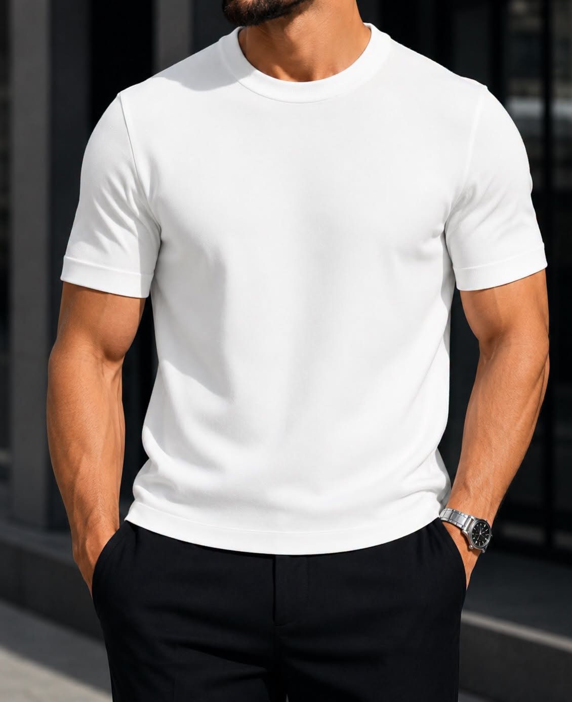 Maicë Premium White Essential – Modern Fit