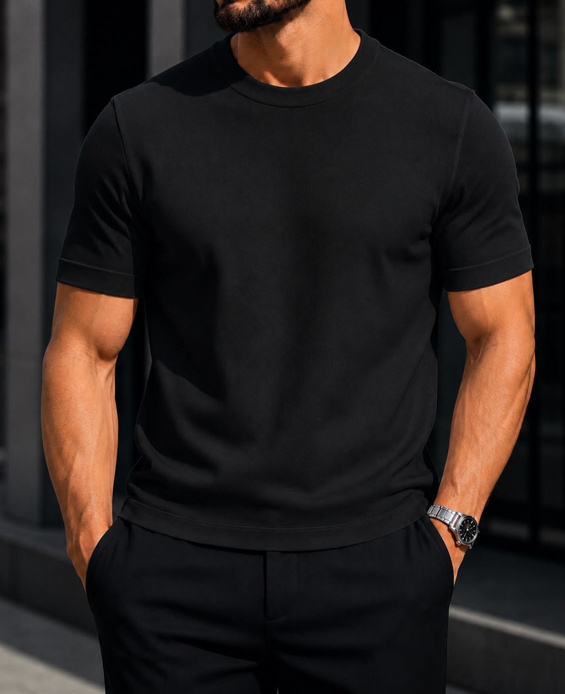 Maicë Premium Black Essential – Modern Fit
