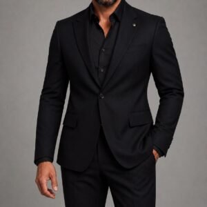 Kostum Premium All Black Elegant