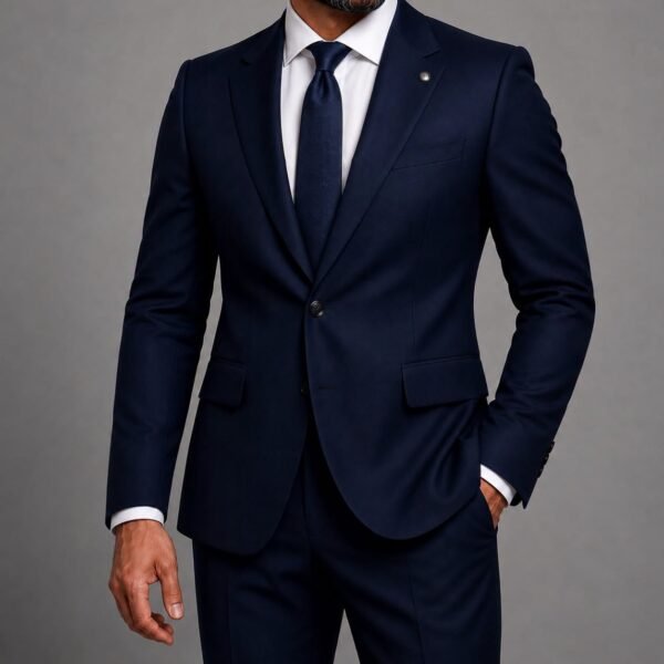 Kostum Premium Navy Blue Classic Fit