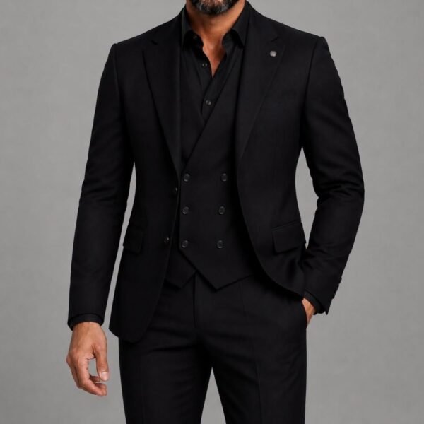 Kostum Premium All Black Elegant