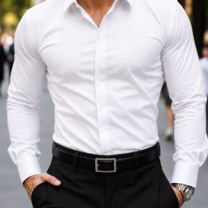 Këmishë Premium White – Modern Fit