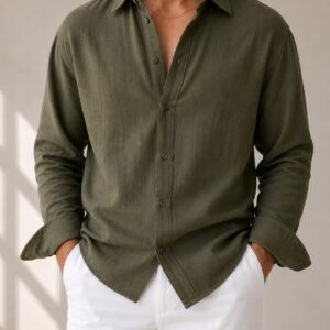 Këmishë Premium Linen – Relaxed Fit Collection