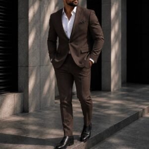 Kostum Premium Elegance – Mocha Brown