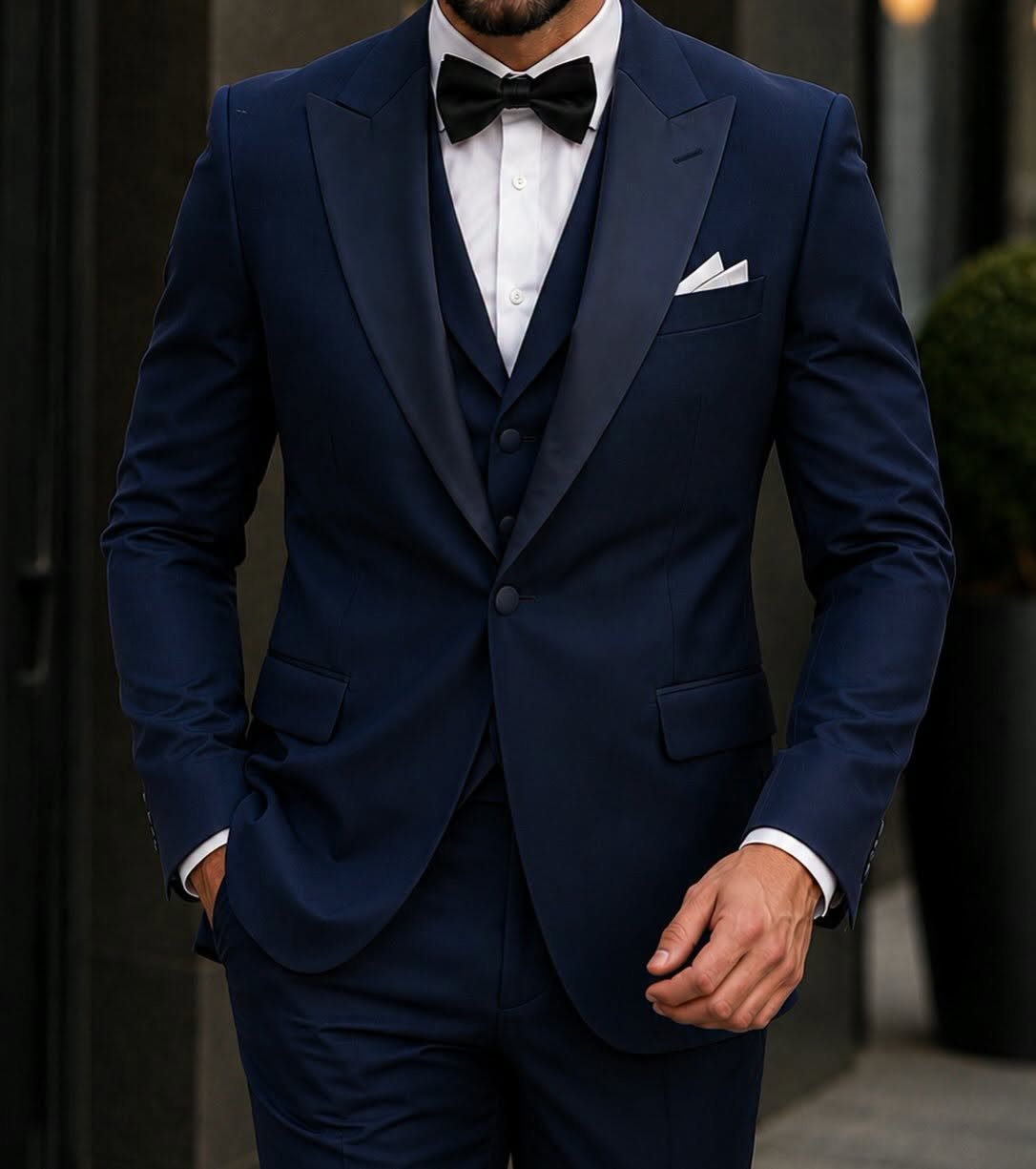 Kostum Premium Navy Ceremony – Tuxedo me Jelek