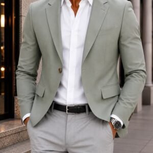 Outfit Premium Smart Casual – Sage Green Edition