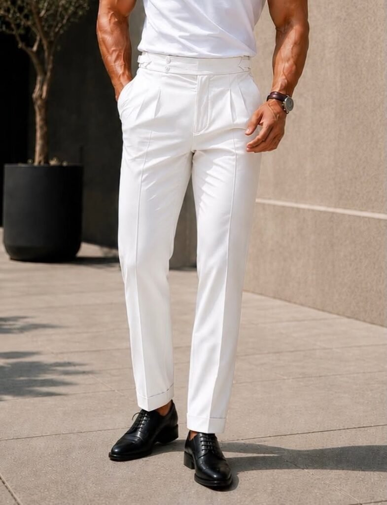 Pantallona Premium Italian Pleated Fit