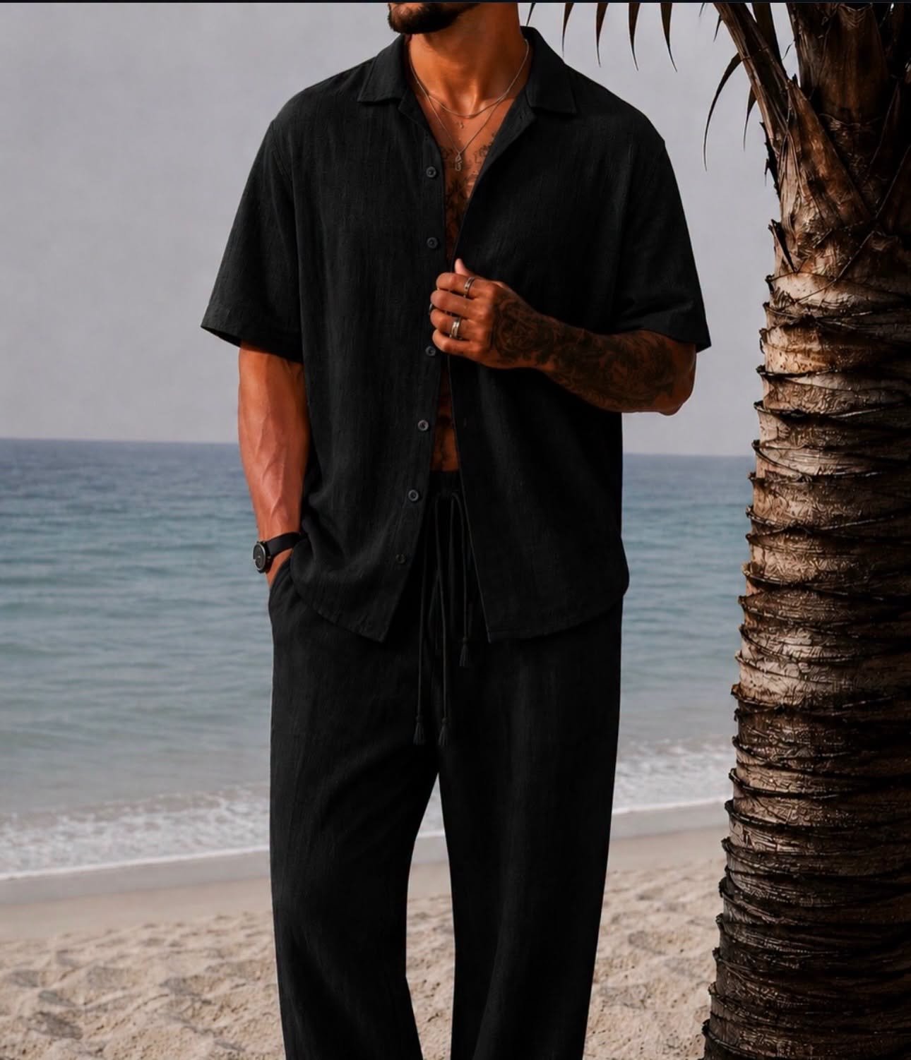 Set Premium Linen Resort – Summer Edition